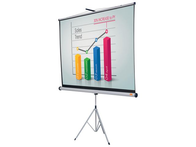 Projektionsduk NOBO stativ 175x133cm